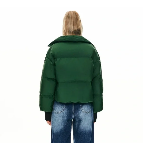 Popular Orolay Emerald Green Women's Puffer Jacket - Picture 4 of 12